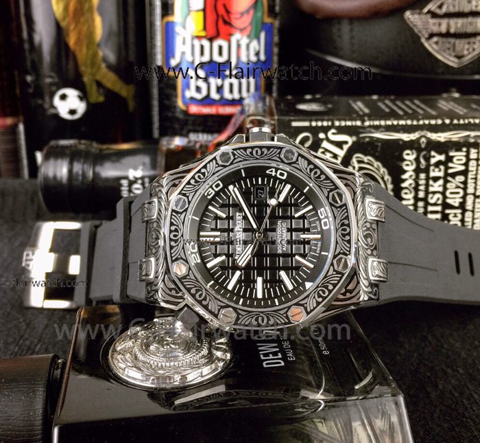 AAA Replica Audemars Piguet Offshore SS Black Watches Cool Style